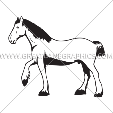 Clydesdale Clipart Transparent - Illustration (385x385)