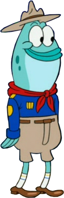 Camp Counselor Kraus - Spongebob Sun Fun Island (305x686)