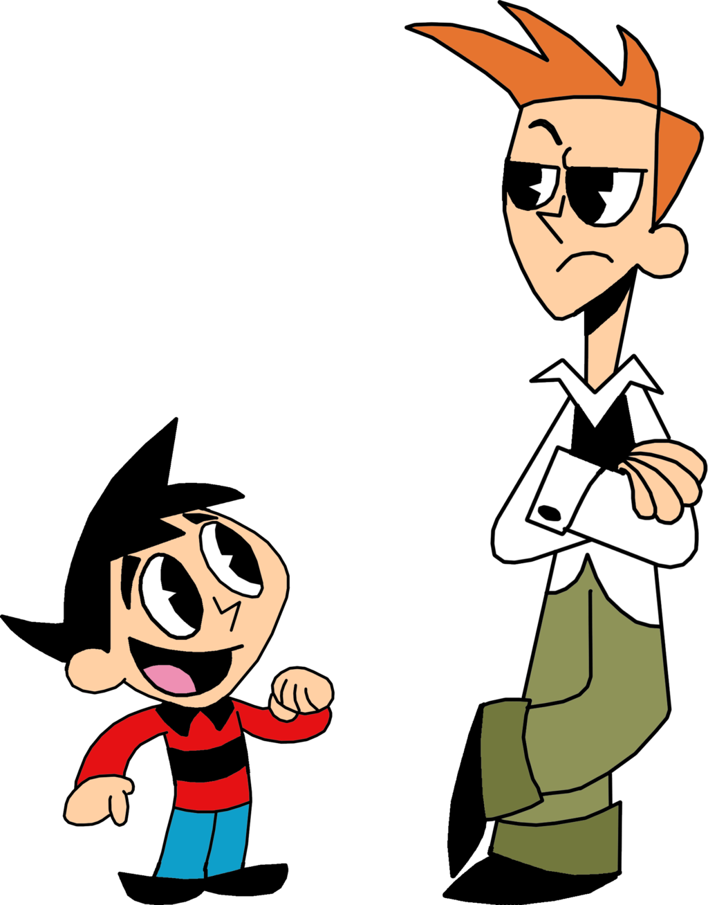 Elegant Brad Clip Art Medium Size - My Life As A Teenage Robot Brad (1024x1308)