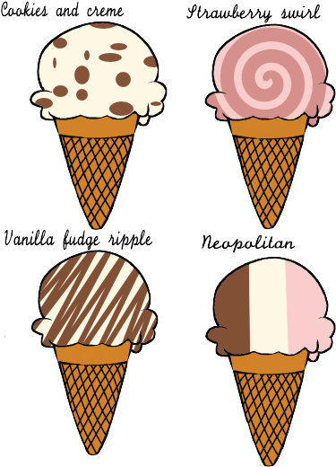 My Little Pony Mystery Ice Cream Adopts By Fadingvi0l3t - Ice Cream Pony Mlp (407x548)