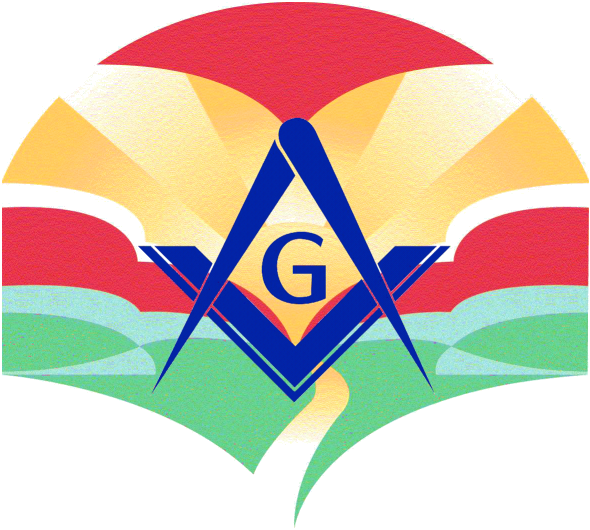 Gmcf Logo - Masonic Square And Compass (590x530)