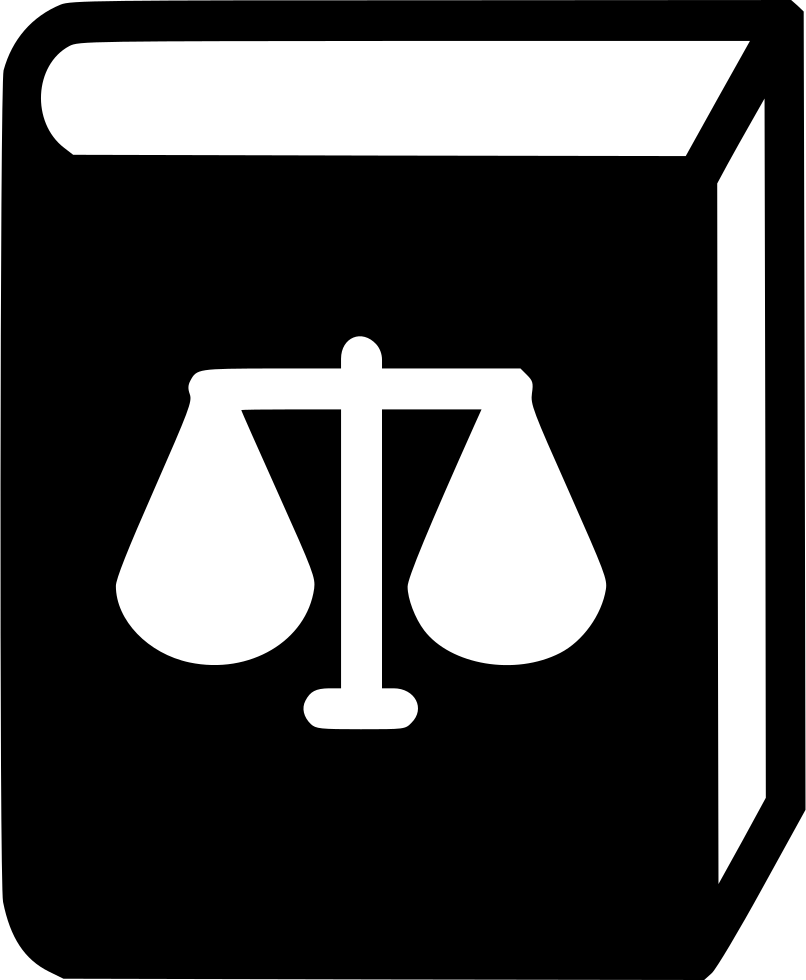 Law Book Comments - Law Book Black And White (806x980)