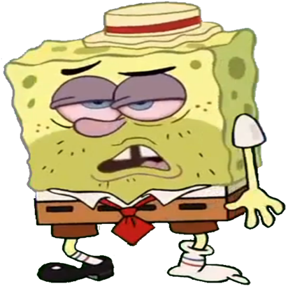 Drunk Spongebob - Sponge Bob Drunk Png (420x420)