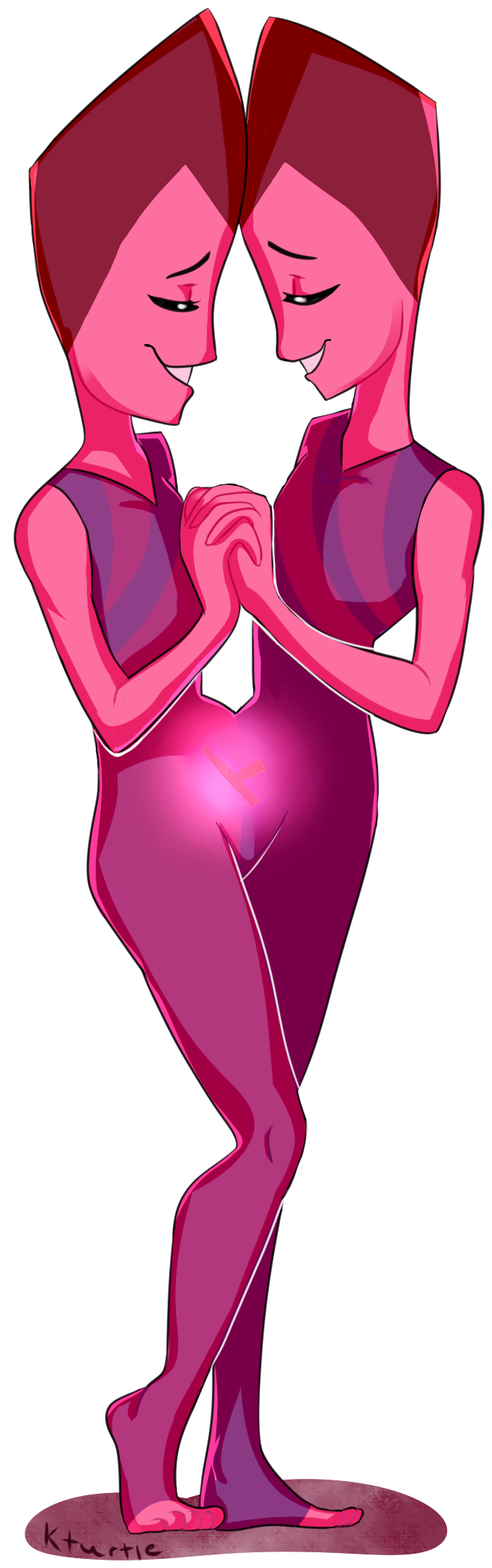 Twins Of Rutile By Kaciequeen - Cartoon (944x2214)