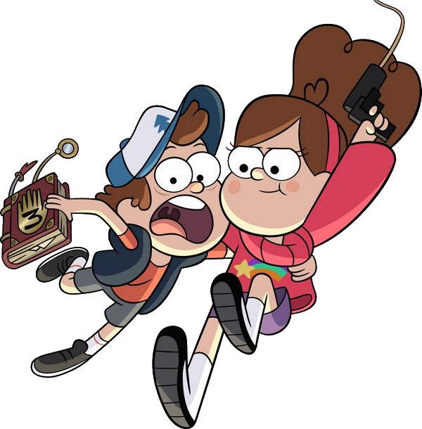 Tumblr Nm5oxdhhte1tcemtyo1 1280 - Gravity Falls Dipper Y Mabel Png (600x610)