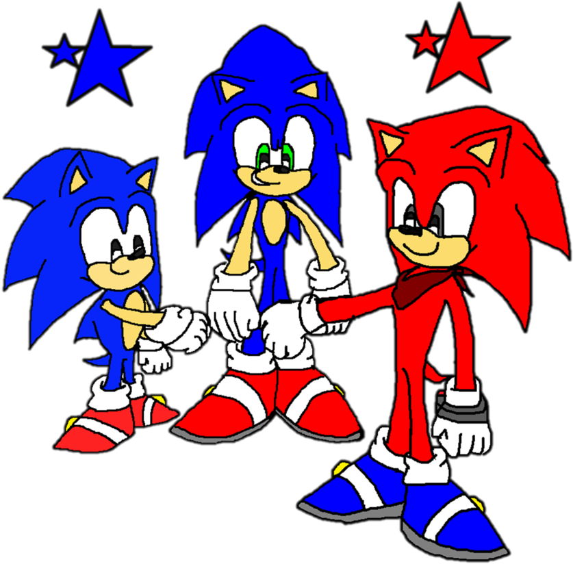 One More Last Fist Bump Sonic Forces Hedgehogs By 9029561 - Cartoon (954x838)
