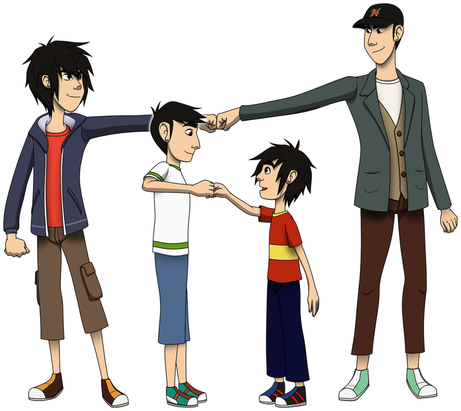 Hamada Fist-bump By Gabrielcic - Cartoon (947x844)