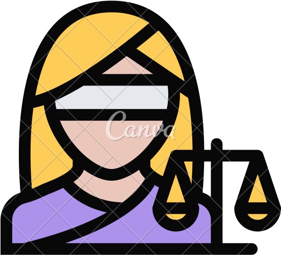 Pin Lady Justice Clip Art - Icon (550x550)