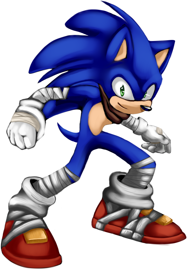 Sonic Boom 8d Speedpaint By Kyuubicore Sonic Boom 8d - Sonic Boom Not Shoes (833x1201)