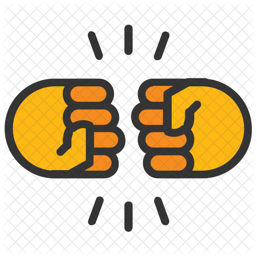 Fist Bump Icon - Friendship Icon Png (512x512)