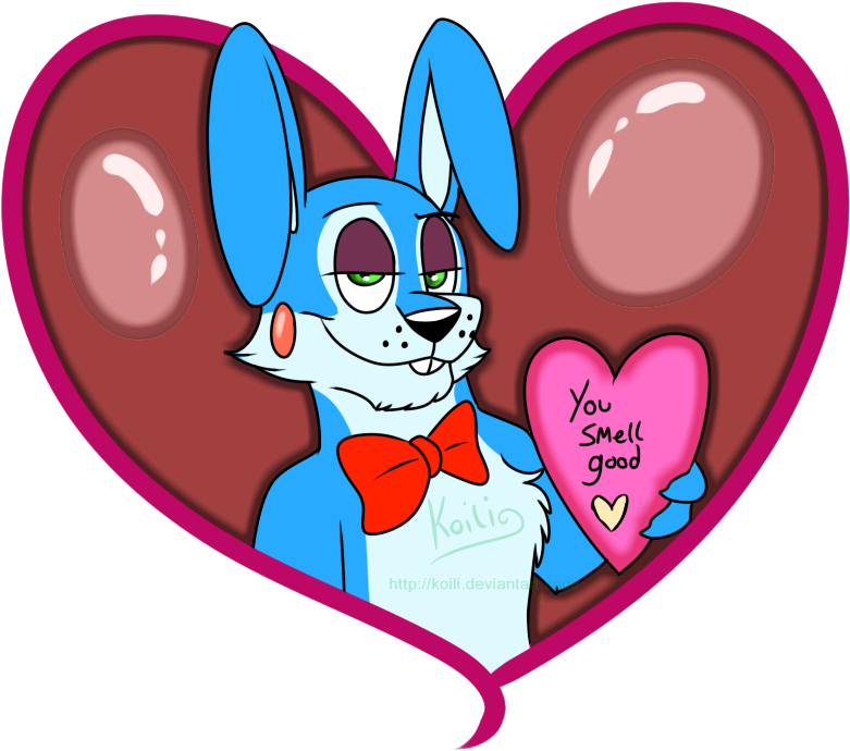 Toy Bonnie Valentine By Koili - Bonnie And Clyde Fnaf (808x694)