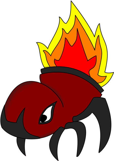Fire Flea Fakemon By Amuletcoin - Cartoon (642x678)