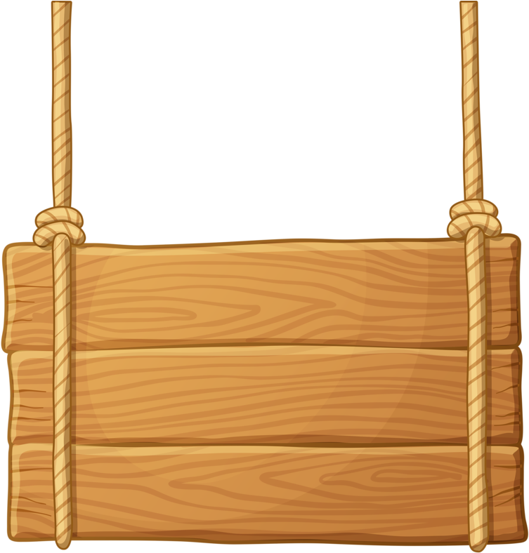 Wooden [преобразованный] - Hanging Wood Sign Png (794x800)