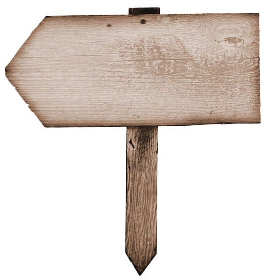 Plaquinha De Madeira Em Png - Old Fashioned Wooden Sign (525x551)