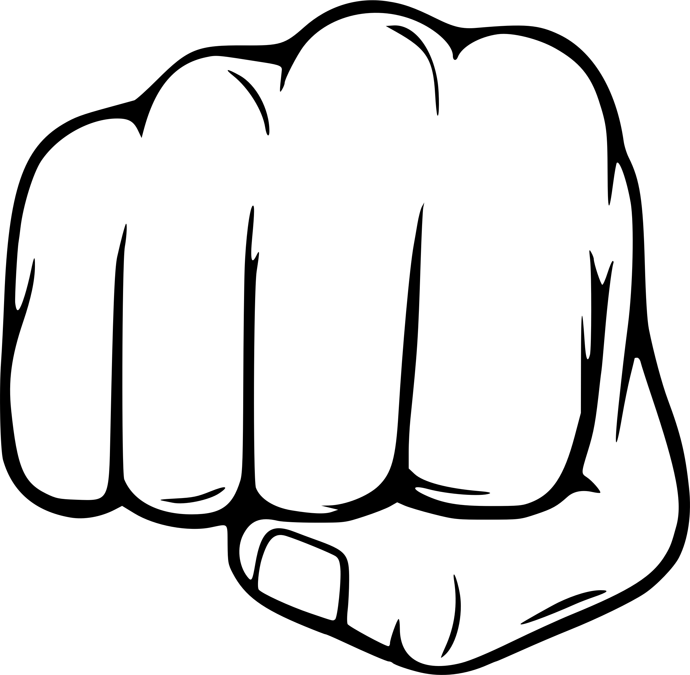 Related Fist Clipart Transparent - Fist Vector (2372x2323)