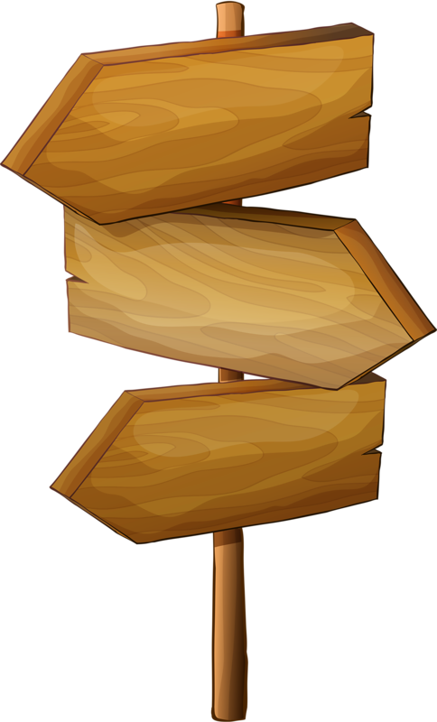 Señales En Madera Png (484x800)
