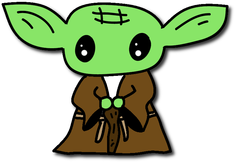 Yoda By Kiddomerriweather Yoda By Kiddomerriweather - Cartoon (795x672)
