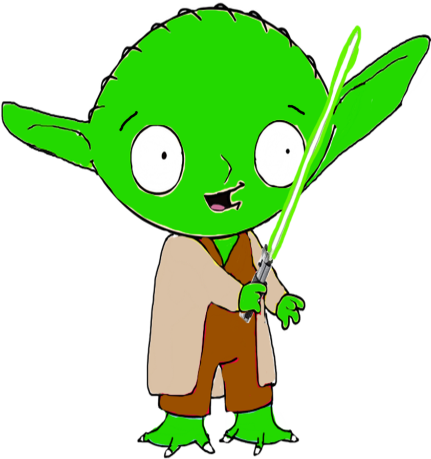 Stewie Griffin As Master Yoda By Darthraner83 - Portable Network Graphics (843x947)