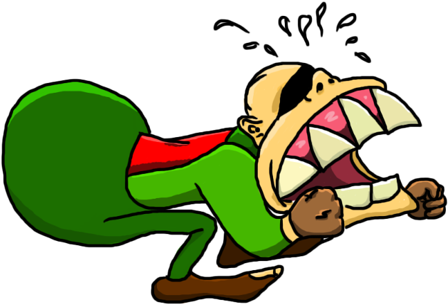 A Pick And Flick Adventure Video Game Boss Dendy Clip - Cartoon (800x500)