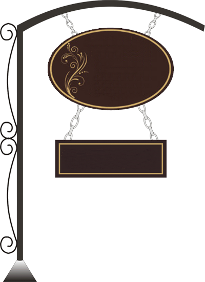 Placa De Madeira Png Moldura Plaquinha Corrente - Plaquinhas Png Marrom (400x550)