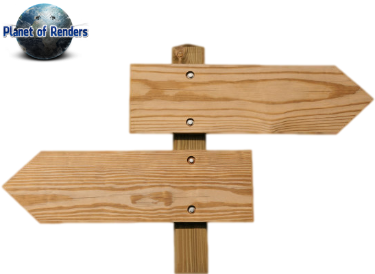 Renders Wood Planck Placas De Madeira - Wood Plank Sign Png (600x400)