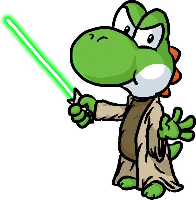 Jedi Master Yoshi By Mamamia64 - Yoshi Yoda (653x653)