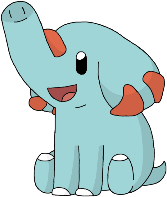 Phanpy By Yodapee - Pokemon That Looks Like An Elephant (616x674)