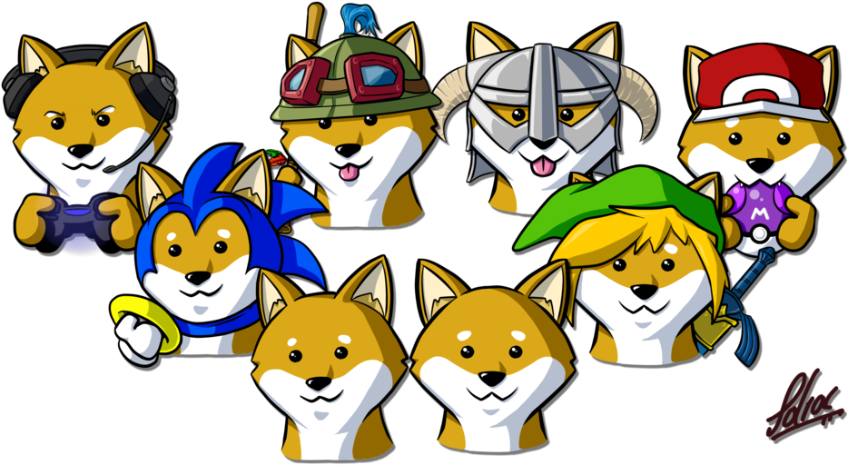 Videogame Disguise By Ero-solrac - Shiba Inu Video Game (1024x527)