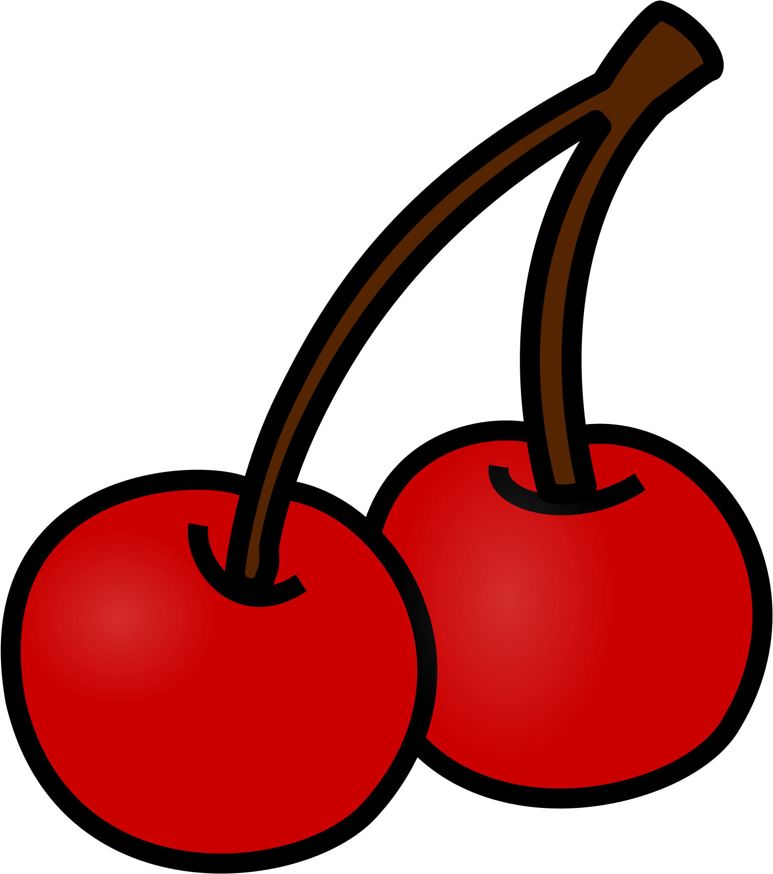 Open - Cartoon Cherry No Background (2000x2000)