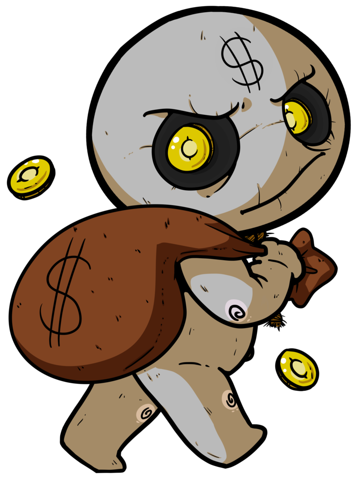 The Binding Of Isaac Loki Video Game Wiki Character - Greed Binding Of Isaac (838x953)