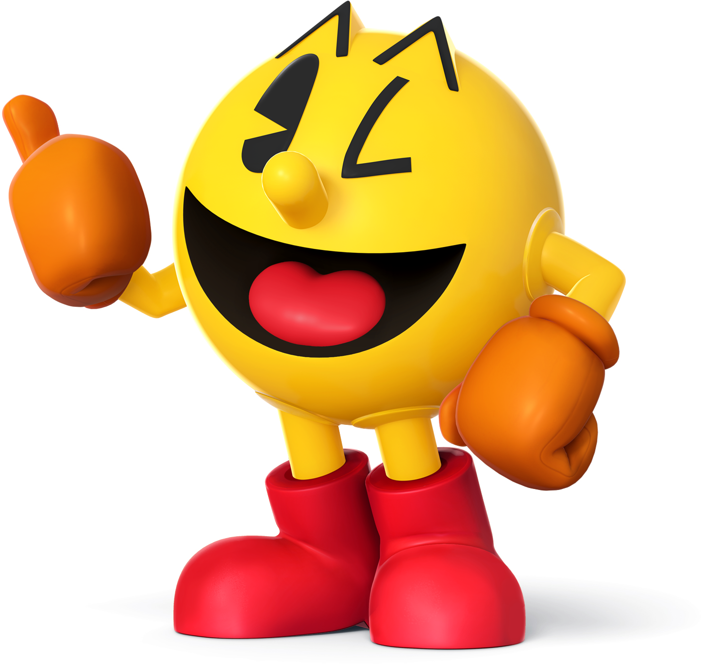 Before Yoshi And Kirby There Was The Original Hungry - Super Smash Bros Pac Man (1448x1366)