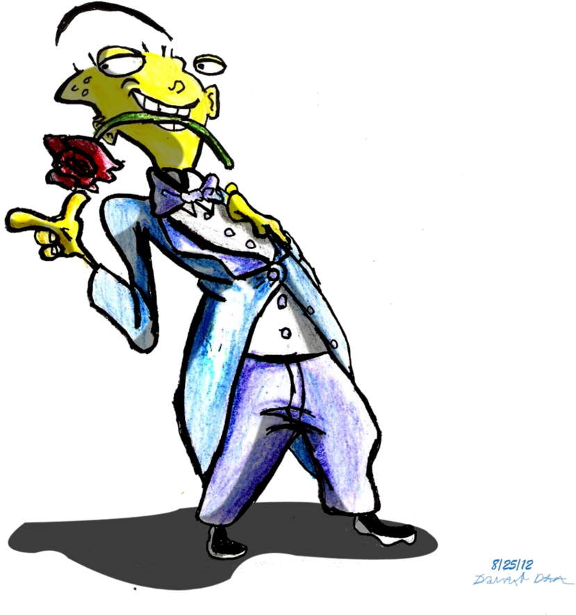 Tux Ed O By Birchyed - Cartoon (849x941)