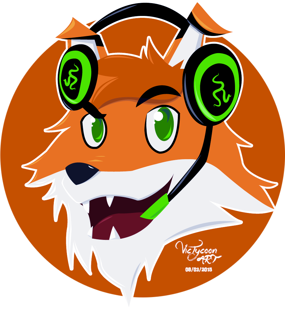 Minecraft Youtube Video Game Gamer Logo - Fox Gamer (1000x1000)