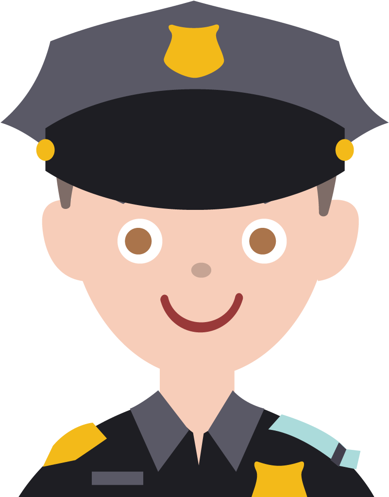 Police Officer - Cartoon (1024x1024)