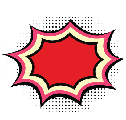 Comic Girl Explosion Messages Sticker-4 - Explosion Comic Sticker Png (408x408)