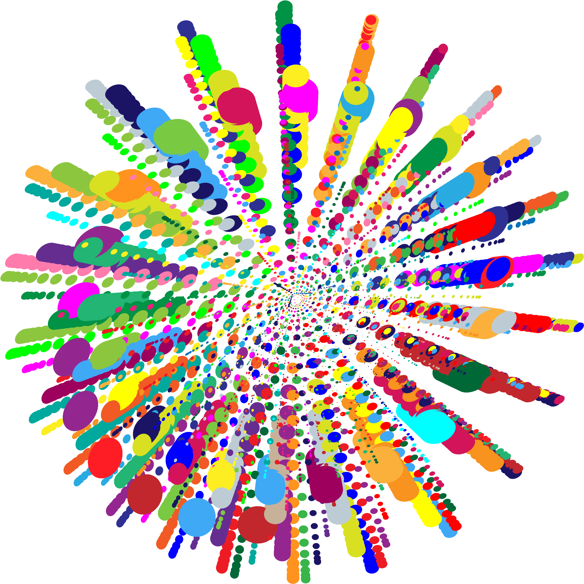 Explosion - Paint Explosion Clipart (2400x2400)