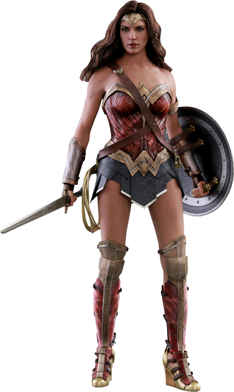 Dc Comics Sixth Scale Figure Wonder Woman - Wonder Woman Justice League Costume (480x803)