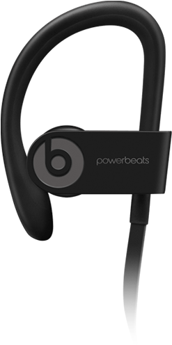 Powerbeats Wireless - Black - Beats Powerbeats 3 Wireless, Asphalt Gray Headphones (600x600)