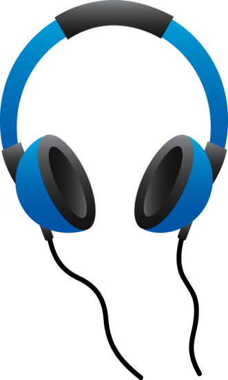 Pink Headphones Clip Art (331x550)