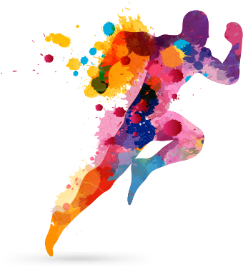 Physical Therapy & Rehab - Running With Transparent Background (573x422)