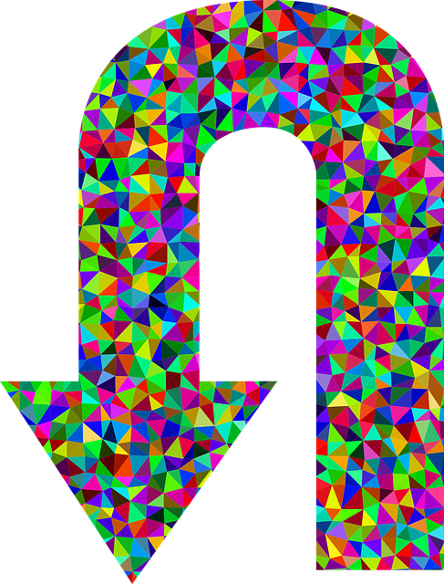 Away You'd Never Be The Same - Uturn Arrow Clipart (571x750)