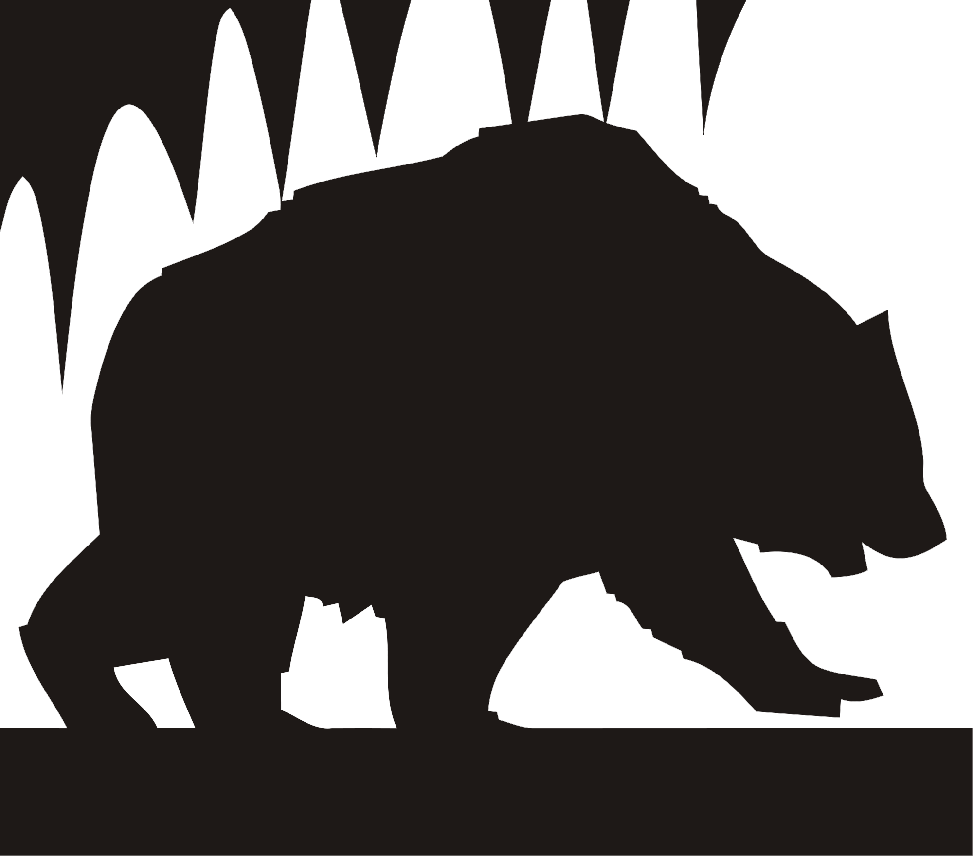 Bear In Cave - Bear Cave Logo (2000x1759)