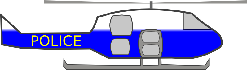 An Enemy Police Helicopter - Helicpter Police Clip Art (796x460)