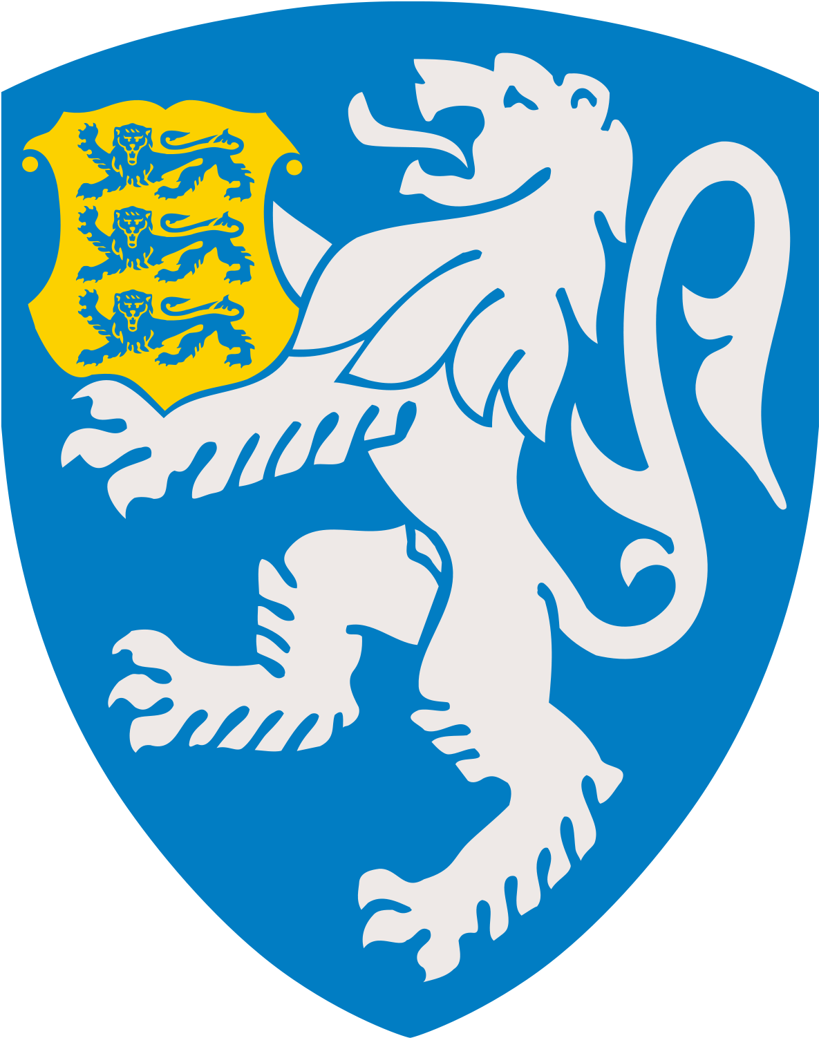 The Coat Of Arms Of The Estonian Police And Border - Police (1200x1521)