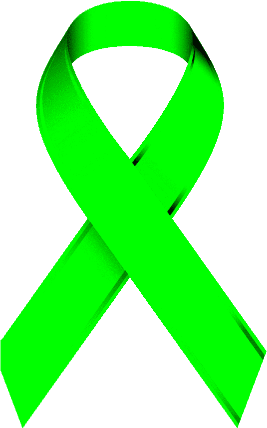 Children's Mental Health Awareness Week Virtual Scavenger - Green Breast Cancer Ribbon (535x891)
