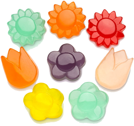 Awesome Blossoms Gummi Candy - Albanese Gummy Flowers (480x480)