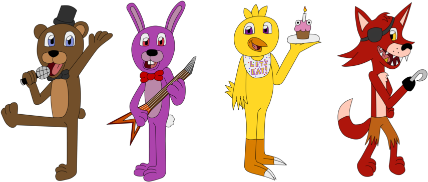Freddy And Friends By Zazzs1andonlygirl - Freddy And Frends (900x378)
