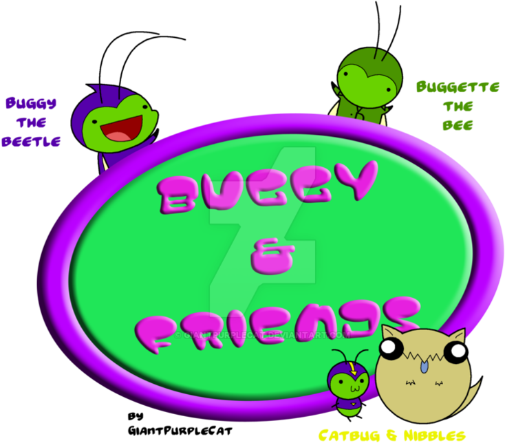 Buggy And Friends By Giantpurplecat - Cartoon (1017x786)