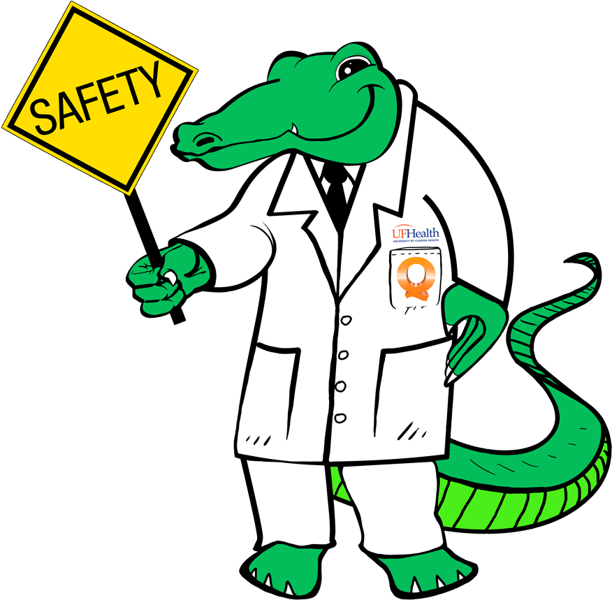 Ufh Psqw2015 Be A Safer Gator Icon - Safety Gator (1450x1378)