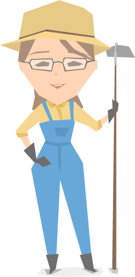 Farmer Clip Art - Transparent Farmer (276x564)